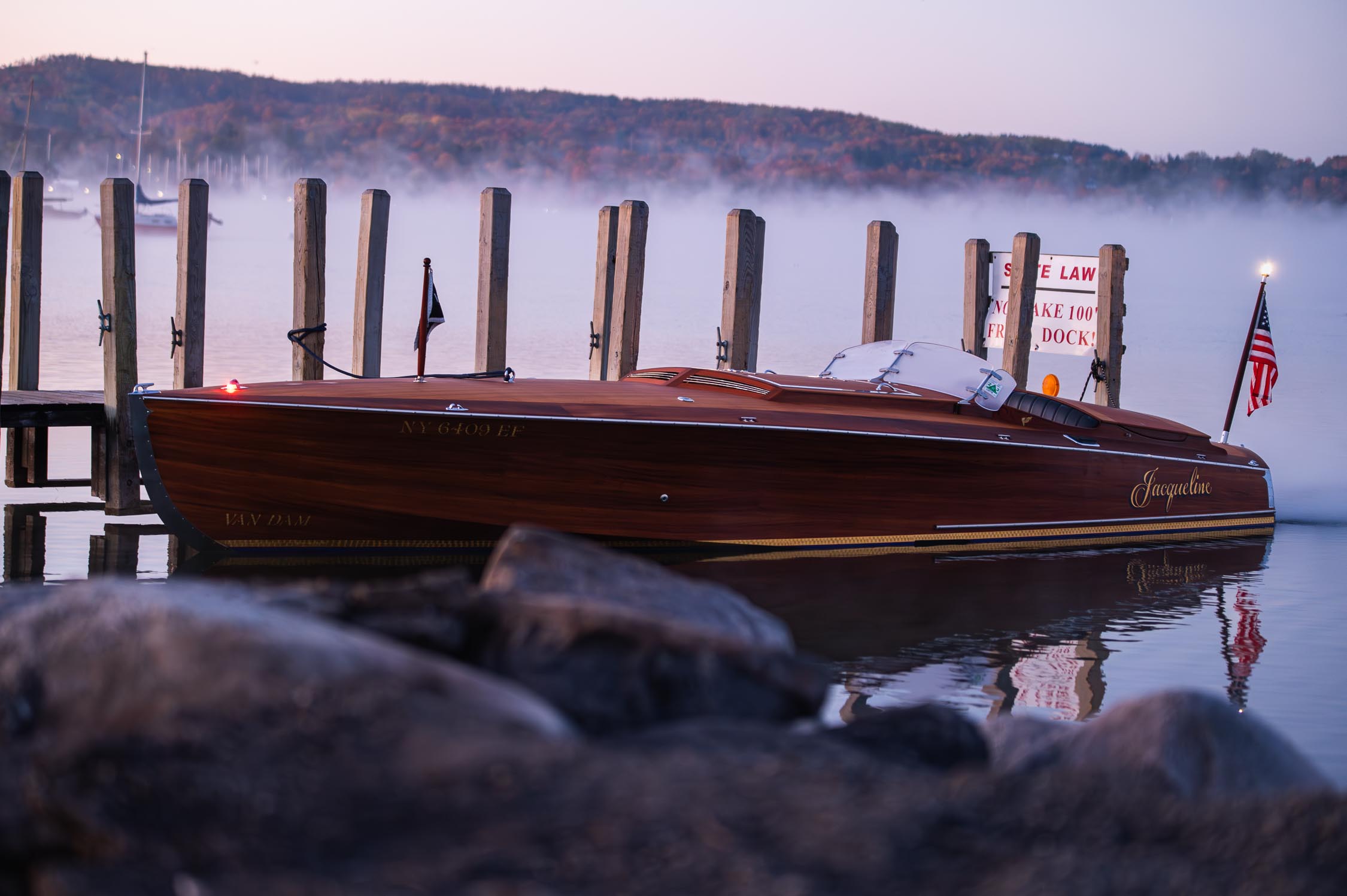 Jacqueline at the dock