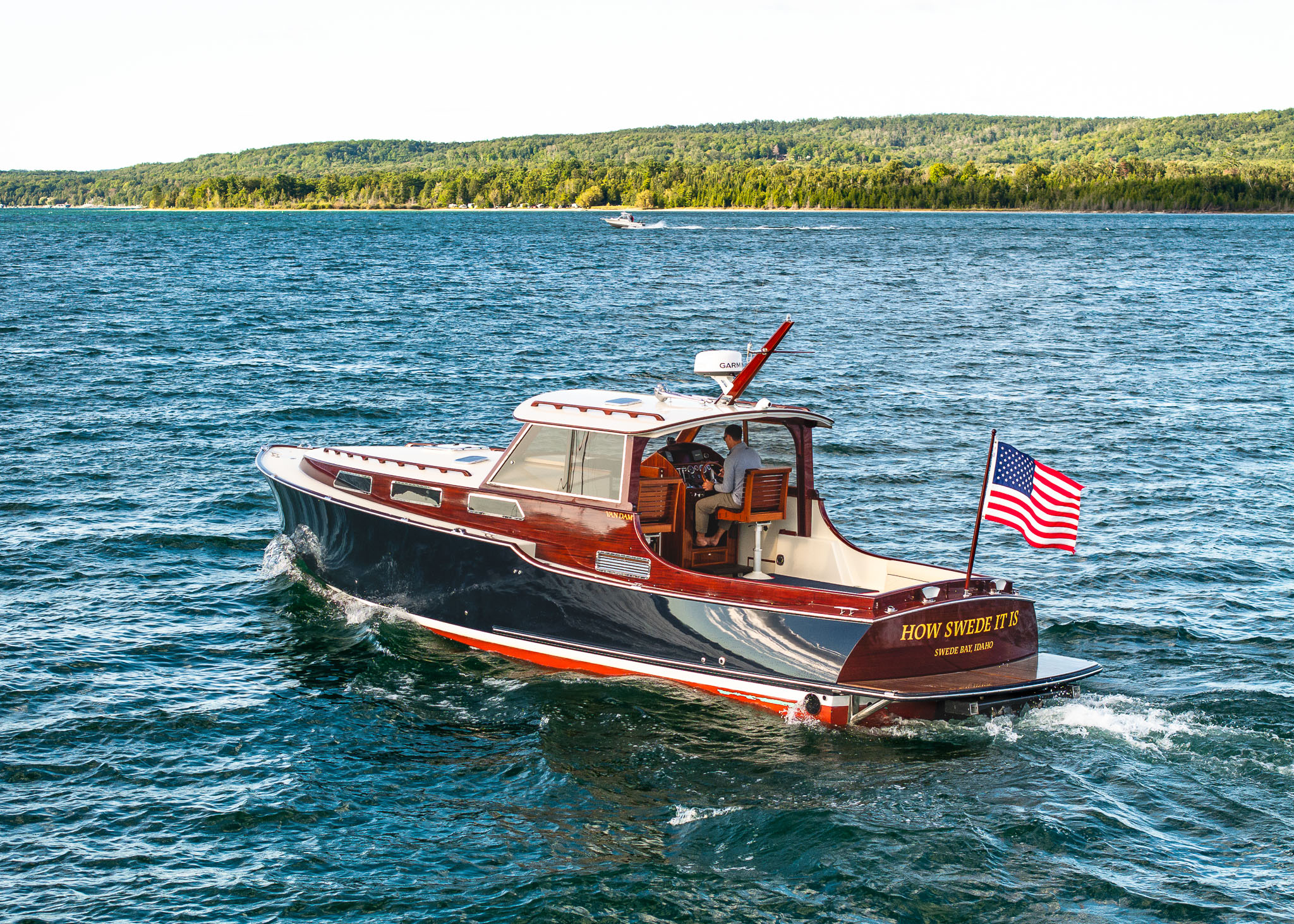How Swede It Is custom wooden boat