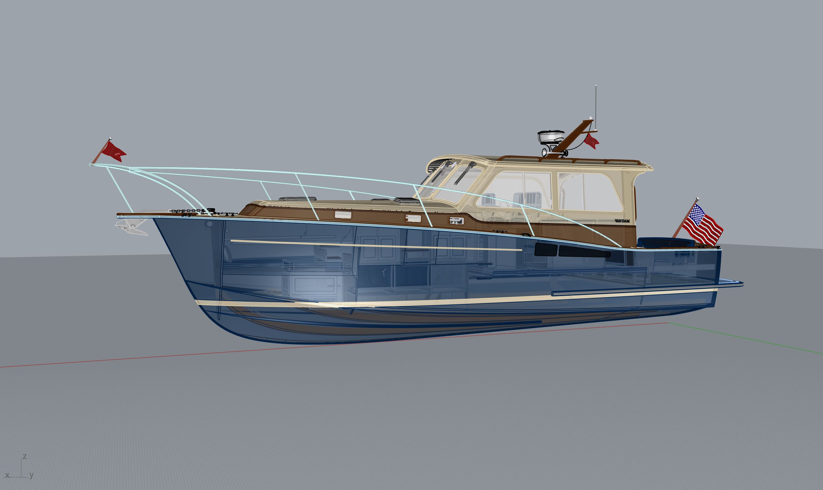 CAD of Dreamboat