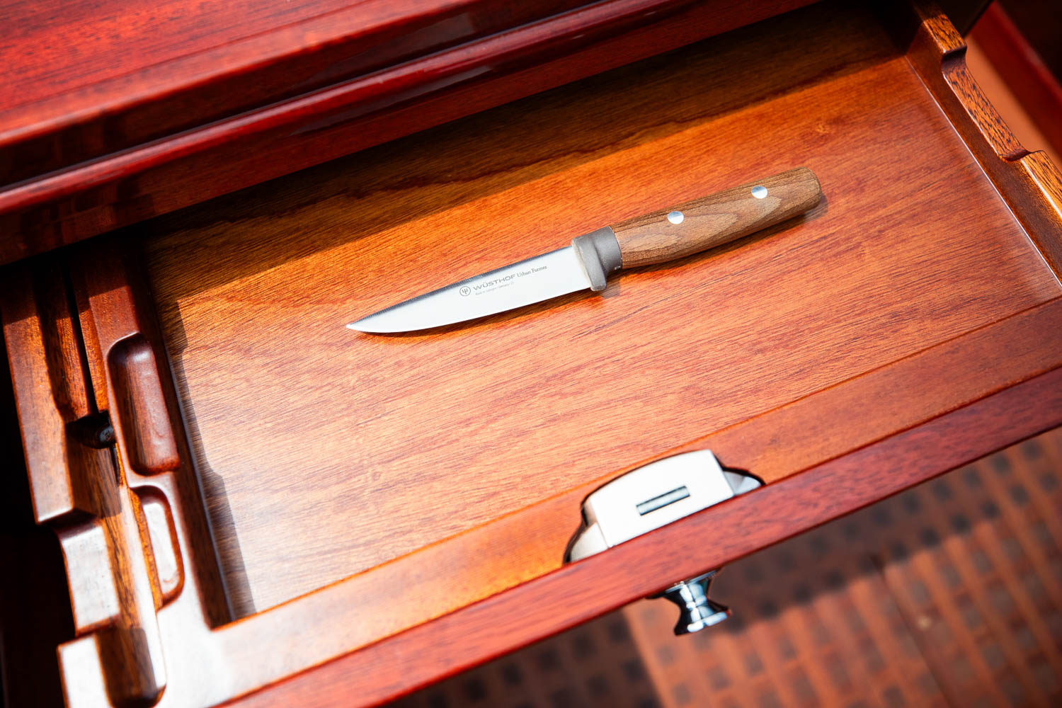 Last Call's hand carved cutting board